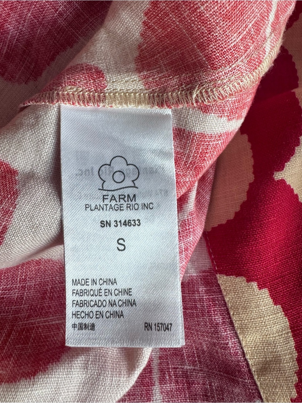 FARM Rio Palermo Red and Cream Floral Maxi Dress - Picture 14 of 14